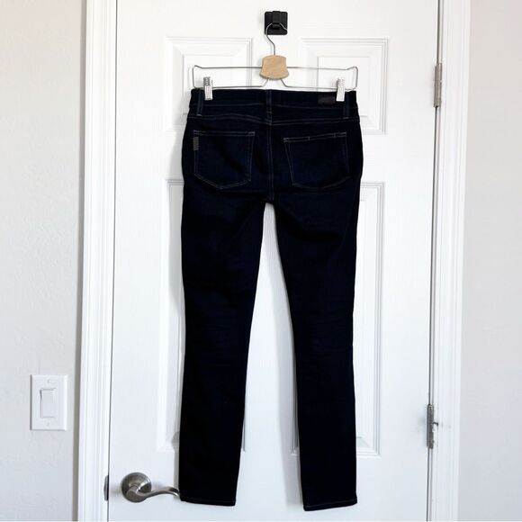 PAIGE Maternity Side Panel Verdugo Ankle Jeans in Mona Dark Wash Size 25 - Picture 9 of 16